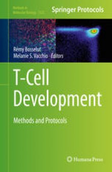 T-Cell Development: Methods and Protocols