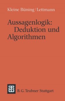 Aussagenlogik: Deduktion und Algorithmen
