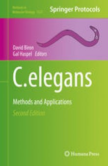 C. elegans: Methods and Applications