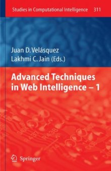 Advanced Techniques in Web Intelligence - I