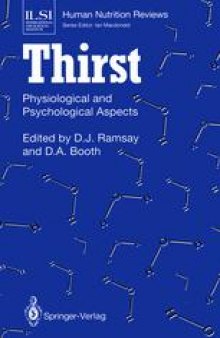 Thirst: Physiological and Psychological Aspects