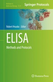 ELISA: Methods and Protocols