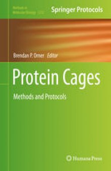 Protein Cages: Methods and Protocols