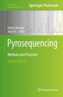Pyrosequencing: Methods and Protocols