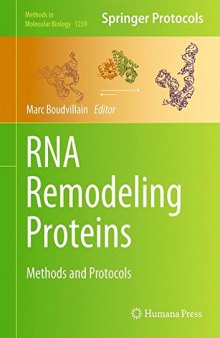 RNA Remodeling Proteins: Methods and Protocols