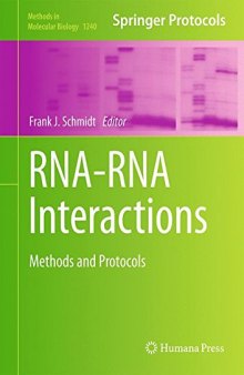 RNA-RNA Interactions: Methods and Protocols