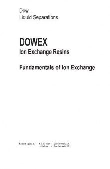Fundamentals of Ion Exchange