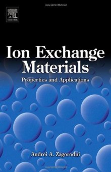 Ion Exchange Materials: Properties and Applications