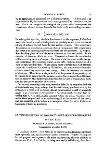 On the Equations of the Rectangular Interferometer (1917)(en)(7s)