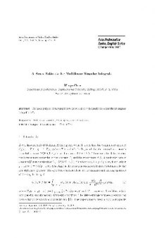 A Besov Estimate for Multilinear Singular Integrals