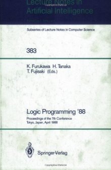 Logic Programming '88: Proceedings of the 7th Conference Tokyo, Japan, April 11–14, 1988