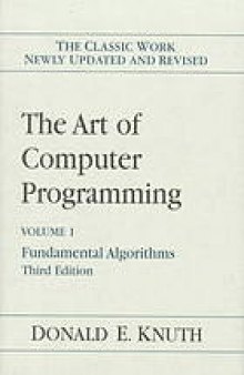 The art of computer programming/ 1, Fundamental algorithms