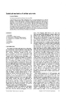 Statistical mechanics of cellular automata