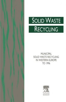 Municipal Solid Waste Recycling in Western Europe to 1996