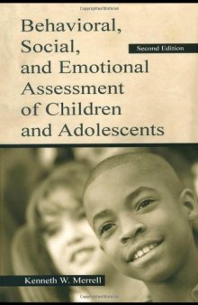 Behavioral, Social, and Emotional Assessment of Children and Adolescents