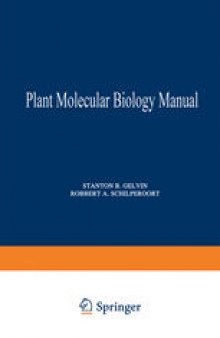 Plant Molecular Biology Manual