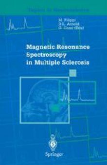 Magnetic Resonance Spectroscopy in Multiple Sclerosis