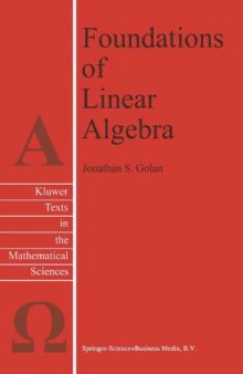 Foundations of linear algebra