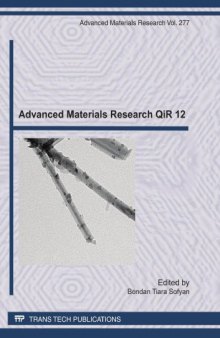 Advanced Materials Research QiR 12