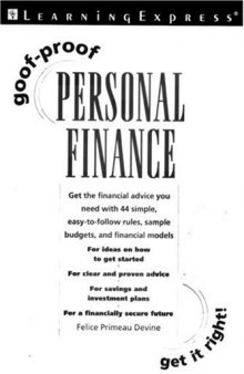 Goof-Proof Personal Finance