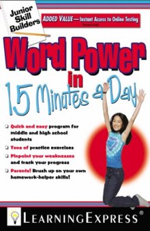 Junior skill builders: word power in 15 minutes a day