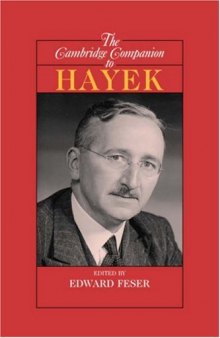 The Cambridge Companion to Hayek (Cambridge Companions to Philosophy)