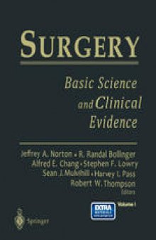 Surgery: Basic Science and Clinical Evidence