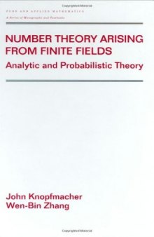 Number Theory Arising From Finite Fields Knopfmacher
