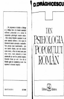 Din psihologia poporului român: introducere  