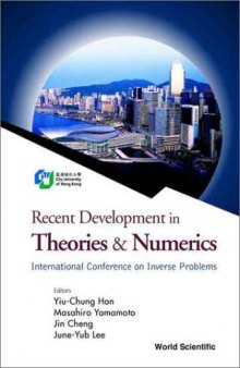 Recent Development in Theories and Numerics: Proceedings of the International Conference on Inverse Problems