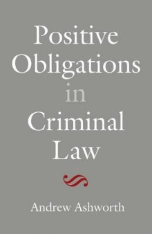 Positive Obligations in Criminal Law