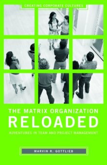 The Matrix Organization Reloaded: Adventures in Team and Project Management (Creating Corporate Cultures)