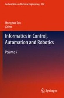 Informatics in Control, Automation and Robotics: Volume 1