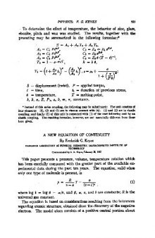 [Article] A New Equation of Continuity