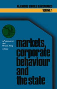 Markets, corporate behaviour and the state: International aspects of industrial organization