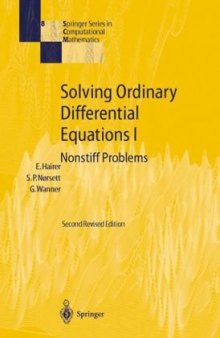 Solving Ordinary Differential Equations I: Nonstiff Problems