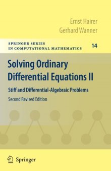 Solving Ordinary Differential Equations II: Stiff and Differential-Algebraic Problems