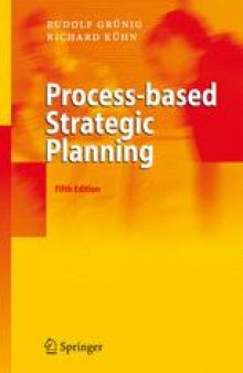 Process-based Strategic Planning: Translated from German by Anthony Clark