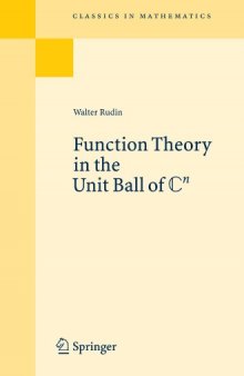 Function Theory in the Unit Ball of ℂ n  