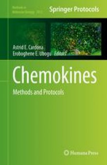 Chemokines: Methods and Protocols