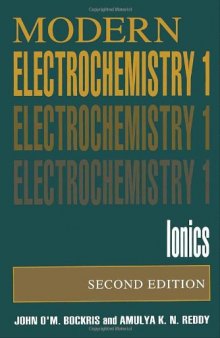Modern Electrochemistry 1: Ionics