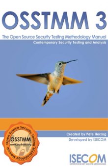 Open Source Security Testing Methodology Manual (OSSTMM) 3