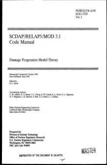 SCDAP/RELAP5/MOD3.1 code manual