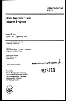 Steam generator tube integrity program