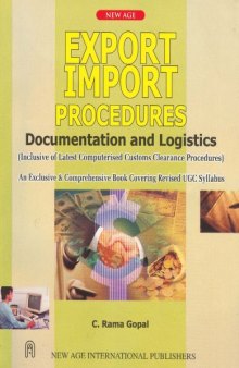 Export Import Procedures - Documentation And Logistics