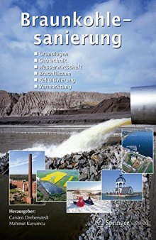 Braunkohlesanierung: Grundlagen, Geotechnik, Wasserwirtschaft, Brachflächen, Rekultivierung, Vermarktung