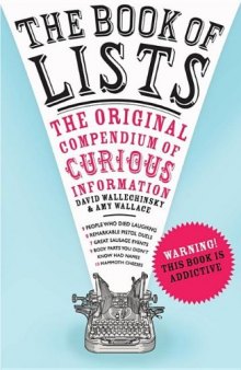 The Book of Lists: The Original Compendium of Curious Information  