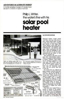 How to build a solar heater : a complete guide to building and buying solar panels, water heaters, pool heaters, barbecues, and power plants