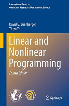 Linear and nonlinear programming