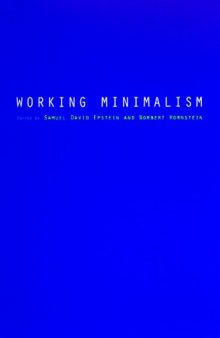 Working Minimalism (Current Studies in Linguistics, 32)